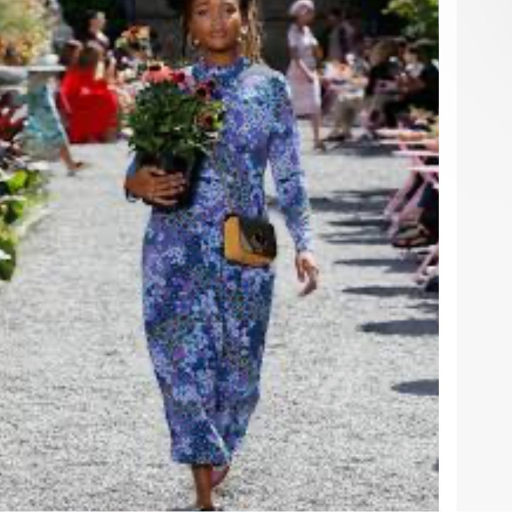 Kate Spade Pacific Petals Midi/Maxi Dress. - Picture 3 of 16